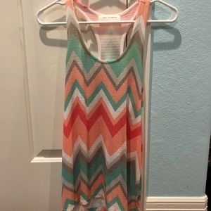 Coral and Mint racerback tank